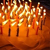 Свечи для торта с подставками 5 см 20 шт (1502-0180)