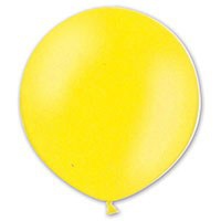 Большой шар с гелием Желтый 70 см. (8003)