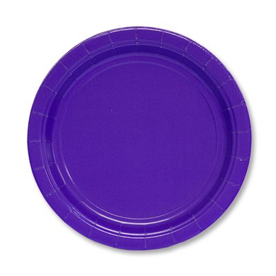 Тарелки фиолетовые Ночная фиалка 17 см 8 шт (1502-1340)