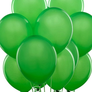 Облако из зеленых шаров 20 шт. (3007)
