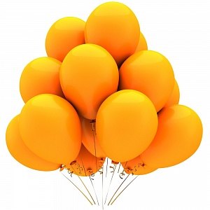 Облако из оранжевых шаров 20 шт. (3008)