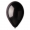 Стандартный шар Черный Пастель, 36 см