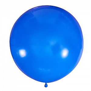 Большой шар с гелием Голубой 70 см. (8010)