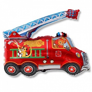 Шар с гелием Пожарная машина (1207-1412)