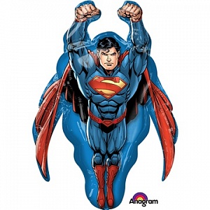 Шар с гелием Супермен летящий (1207-2900)
