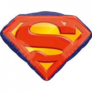 Шар с гелием Супермен эмблема (1207-2764)