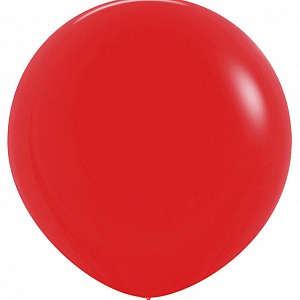Большой шар  с гелием Красный 70 см. (8002)