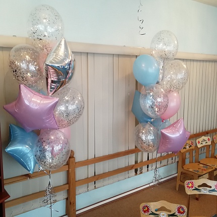 Оформление воздушными шарами детского сада