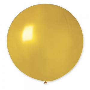Большой шар с гелием Золото 70 см. (8007)