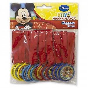 Медали Disney Микки Маус 12 штук (1507-0819)