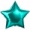 Шар Звезда фольга Тиффани, 46 см